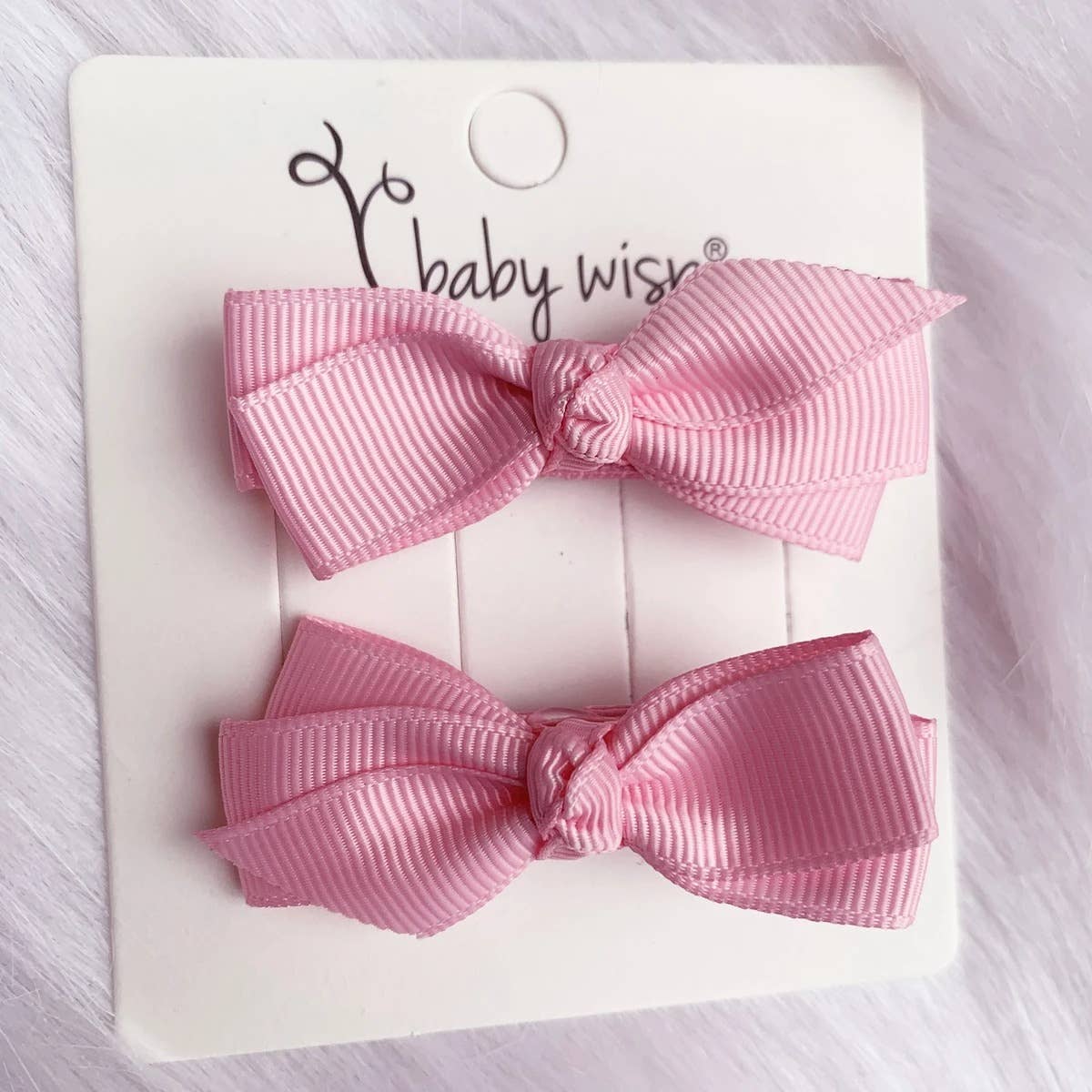Baby Wisp - Wholesale Hair Bow - Kids - Girls Boutique Ribbon Hair Bows Knotted Bows Hair Clips1