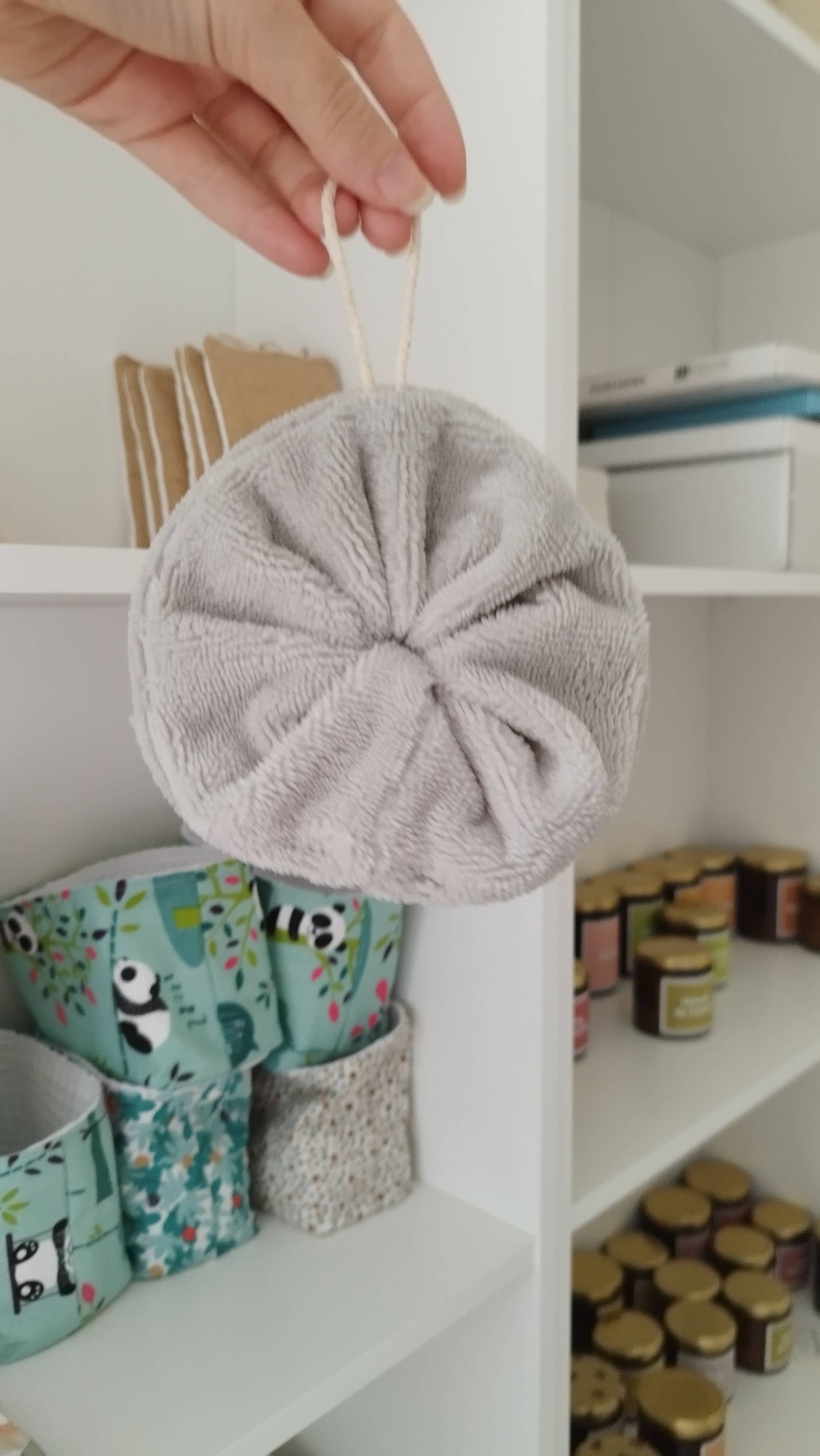 Maison Alice – Puff/esponja de banho por atacado – esponja de chuveiro de bambu natural11