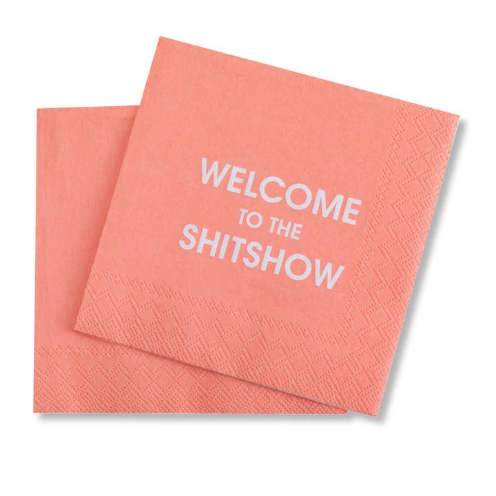 Welcome to the Shitshow - Funny  Cocktail Napkins and other Purchase Wholesale funny napkins. Free Returns & Net 60 Terms on Faire trending on Faire.