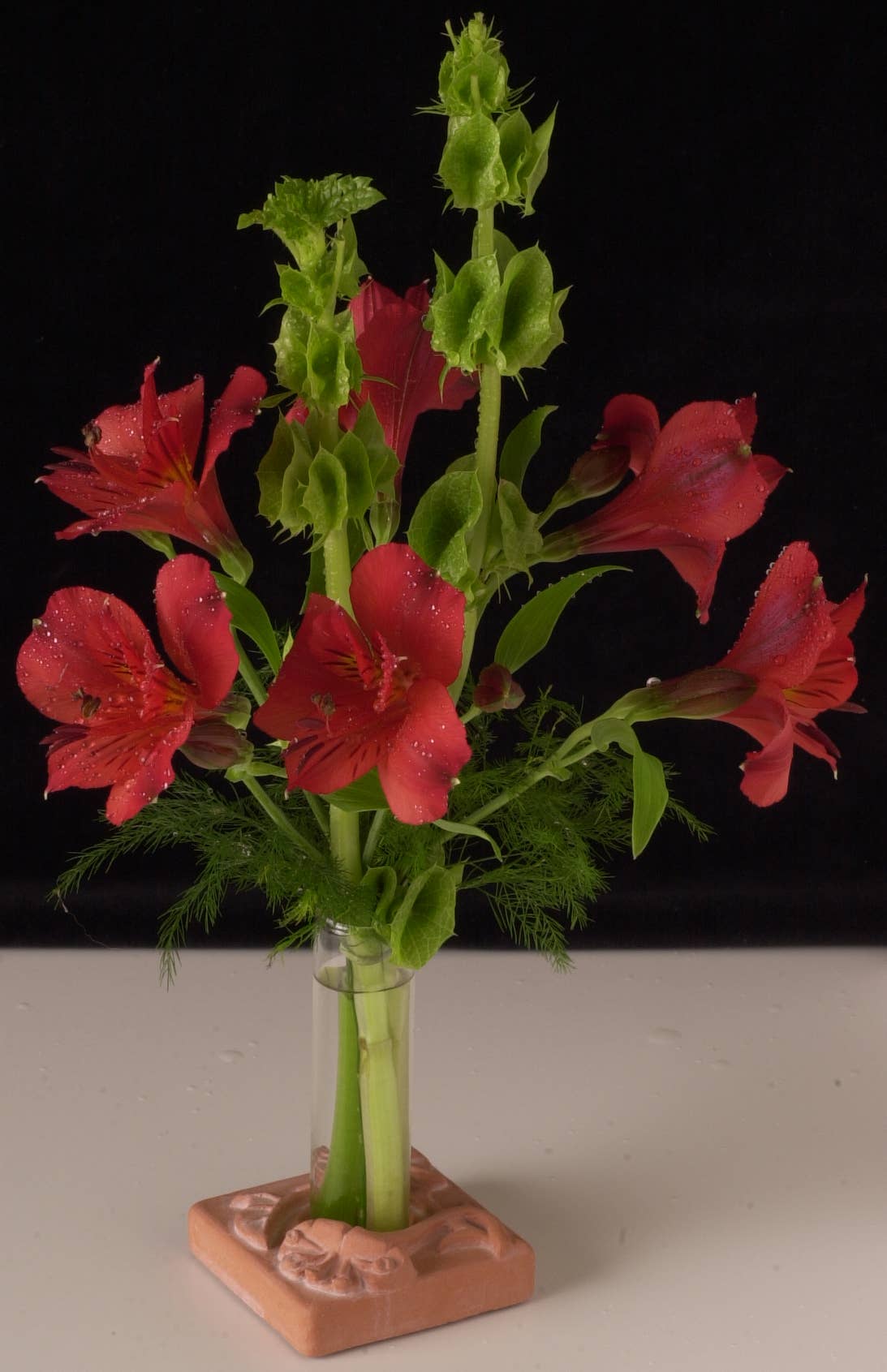 JBK Pottery - Wholesale Vase - Flower Bud Vase Base - Terracotta & Antique White(6 of each)2