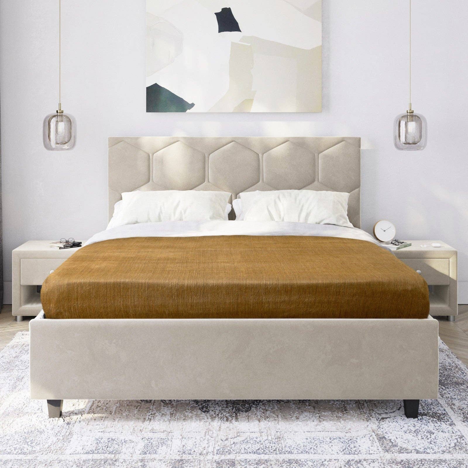 ECUALAMA – wholesale Throw blanket – Chilintomo - Double Density Baby Alpaca Wool Throw Blanket / Sofa Cover - Queen 94 x 65 - camel gold1