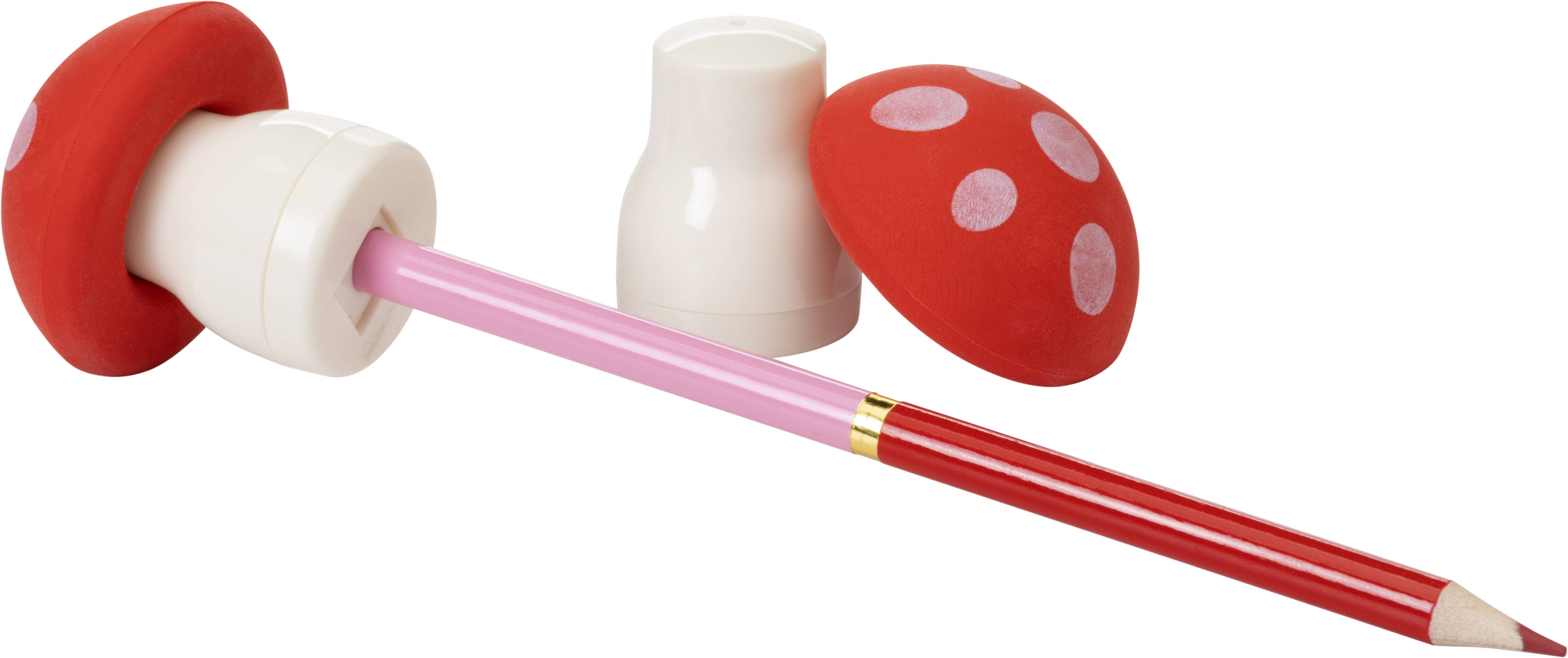 SNIFTY - Vente Taille-crayons - Présentoir de 20 taille-crayons+gommes Mushroom Magic1