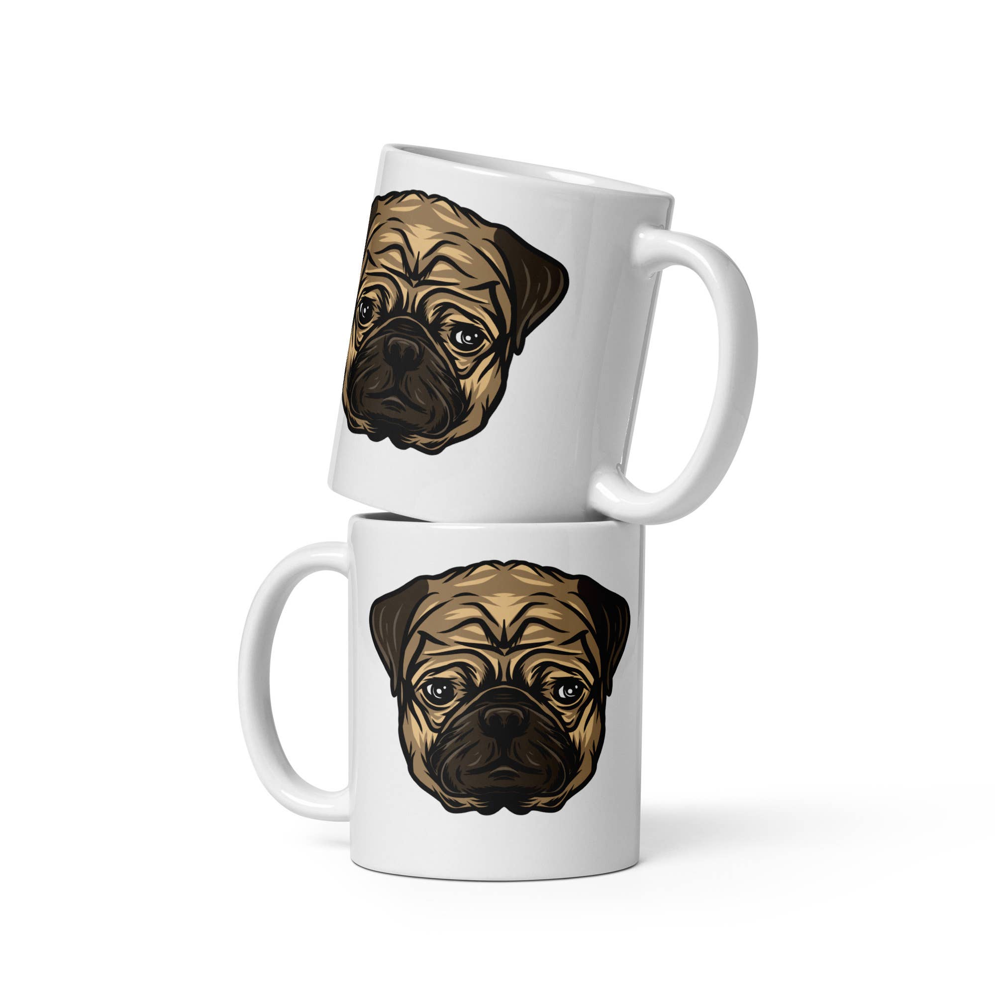 Club No-Kill 2027 Coffee Mugs - Wholesale Coffee Mug - Vinny the Pug Coffee Mugs                                 3