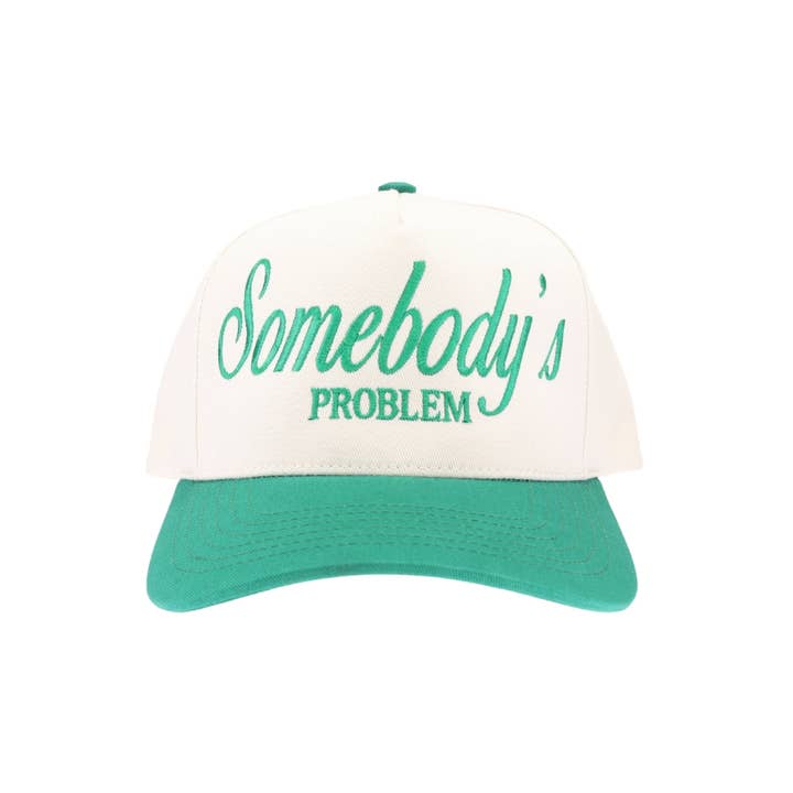 Stitch Your Style - Wholesale Trucker Hat - Unisex - Somebody's Problem Embroidered Trucker Hat1