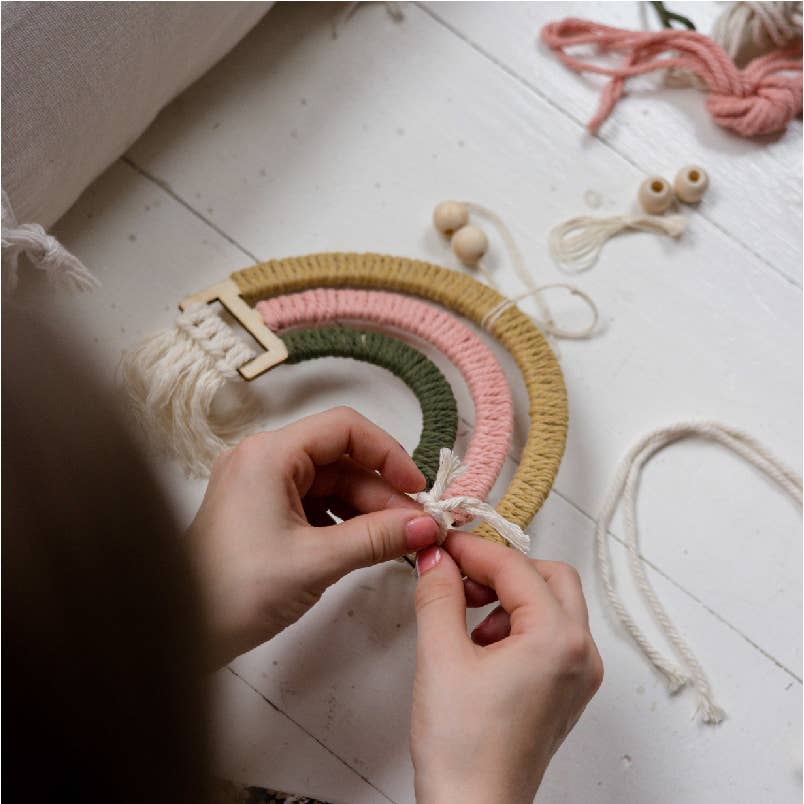 Poppy & Daisy Designs - Wholesale DIY Craft Kit - Kids - Macrame Rainbow10