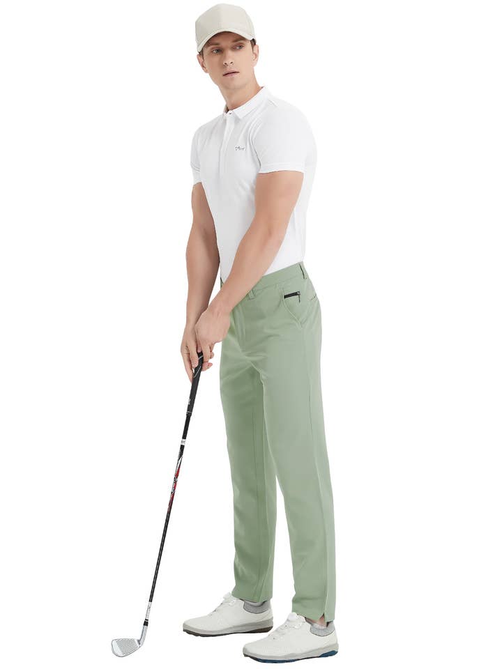 Qing Dao Lai Si Ma Te Fang Zhi You Xian Gong Si - Wholesale Pants - Men's - Men's Stretch Tech Performance Golf Pants Solid & Printed7