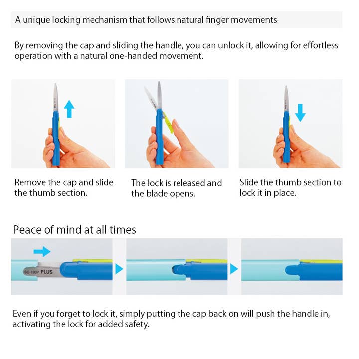 Hakubundo - Wholesale Scissors - 【JAPANESE STATIONERY】PLUS TWIGGY SCISSORS VERY SLIM PORTABLE2