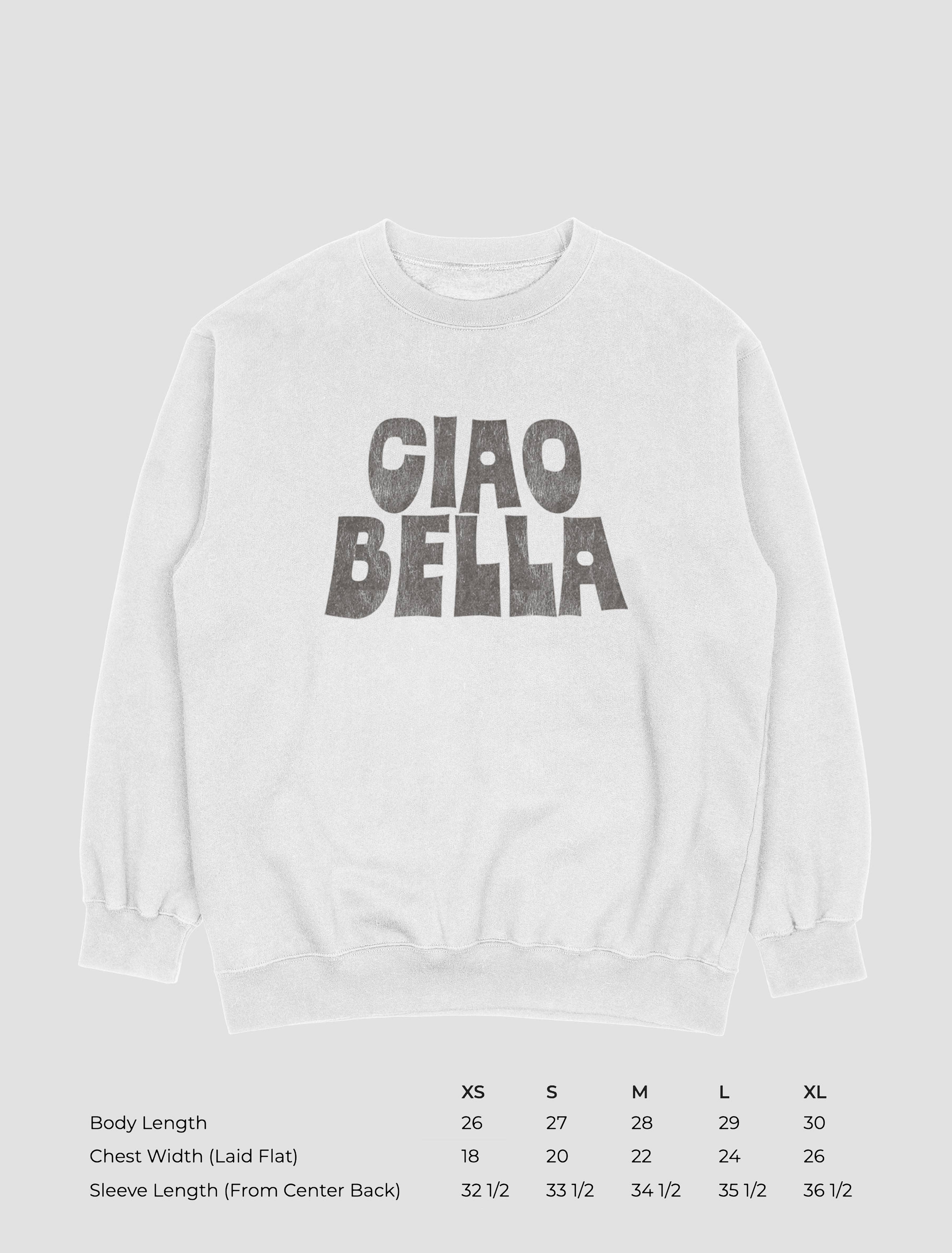 PINK NABI - Wholesale Graphic Sweatshirt - Women's - PNSS-P6726 Ciao Bella Graphic sweatshirt1