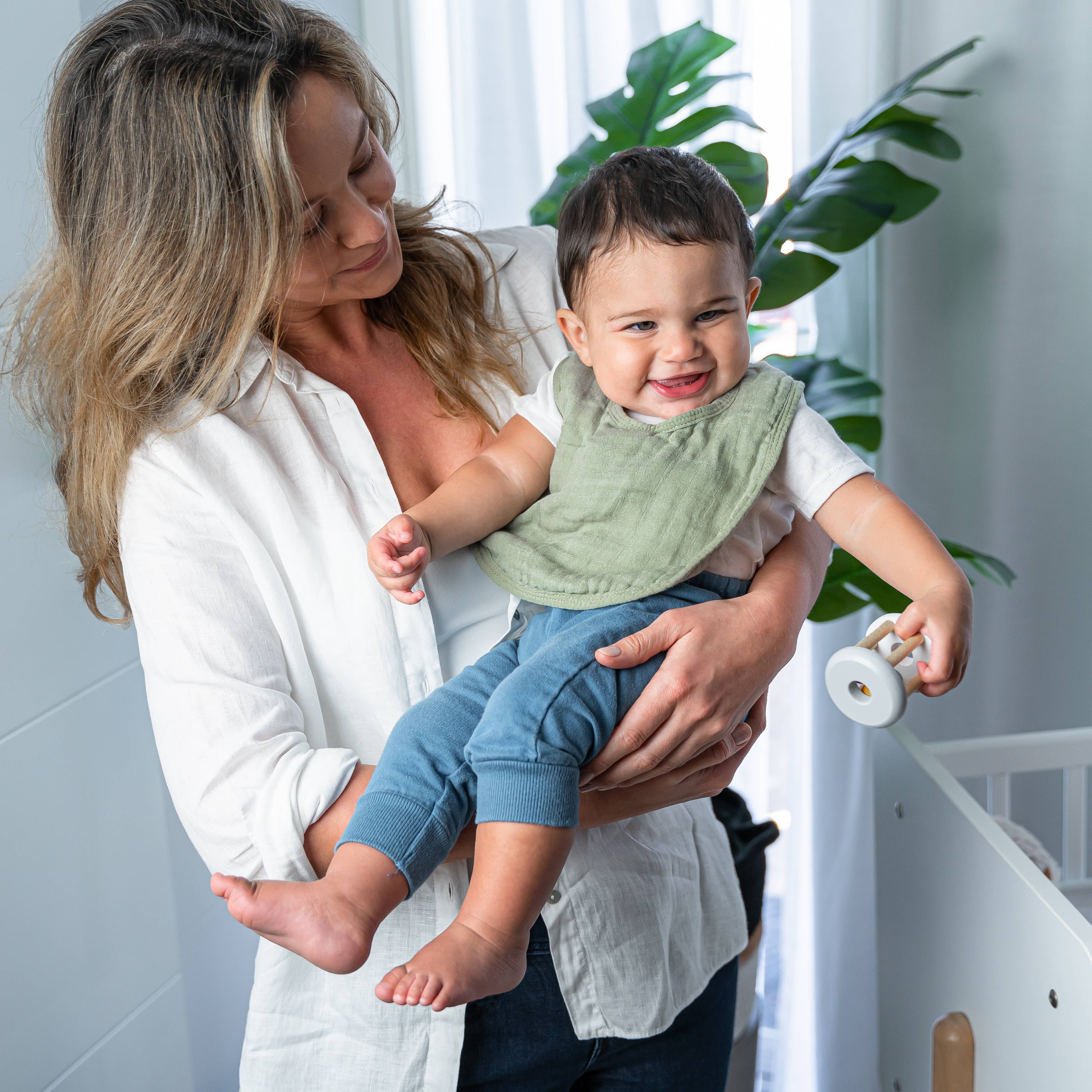 Comfy Cubs - Wholesale Bib - Baby - Muslin Cotton Baby Bibs Adjustable Size by Comfy Cubs23