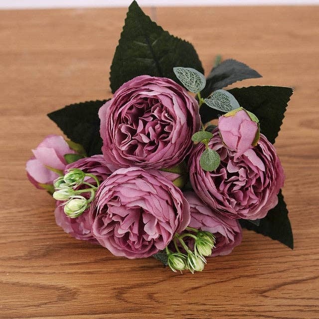kitchenjoint - Wholesale Artificial Flowers - Peony Silk Faux Flowers6