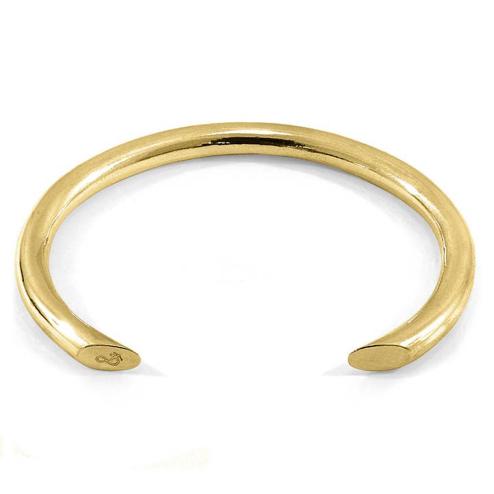 Bracciale Samson Round Maxi Wayfarer in oro giallo 9ct per la vendita all'ingrosso da parte di ANCHOR & CREW