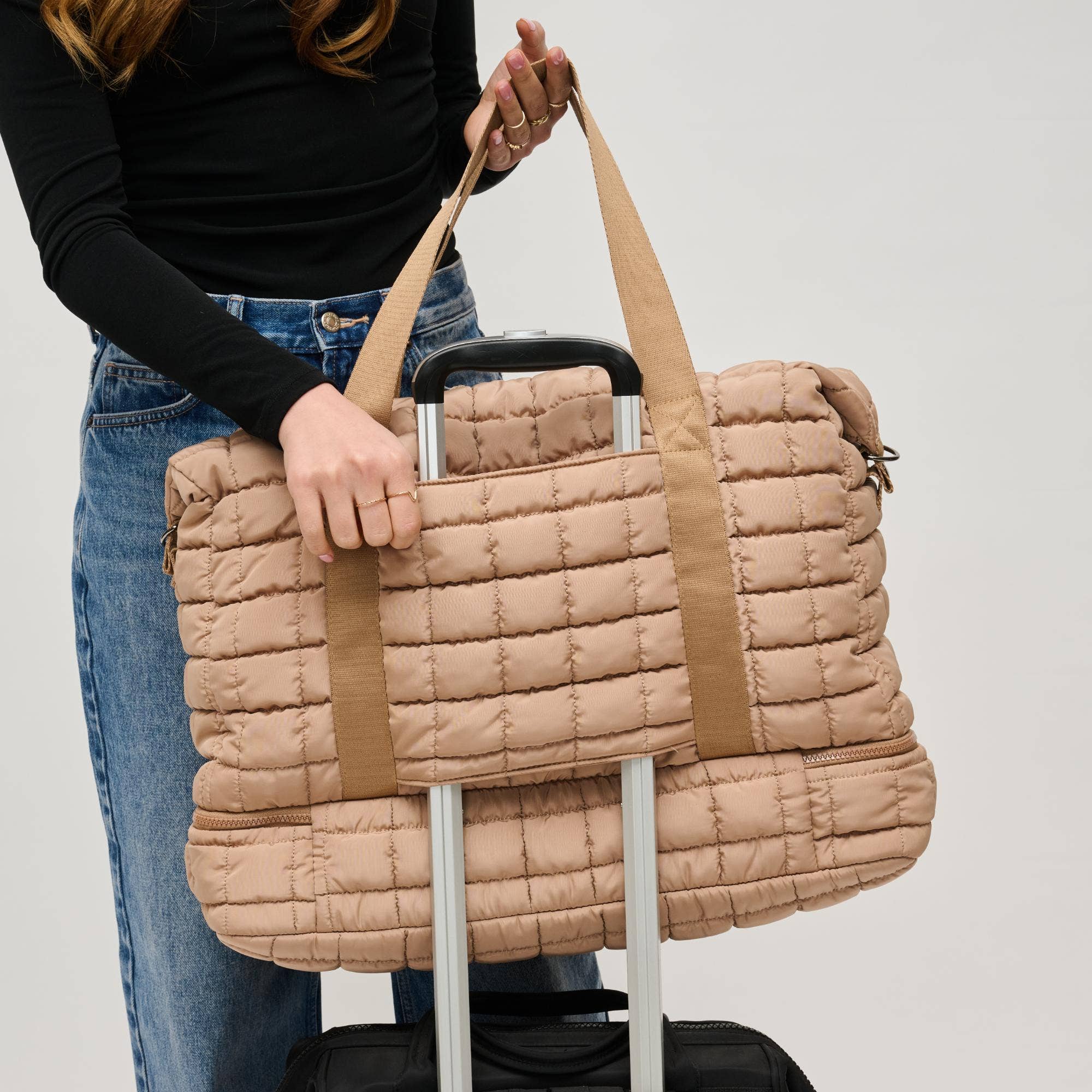 Urban Expressions - Vente Sac de voyage – femme - Sac weekender matelassé en nylon Globetrotter18