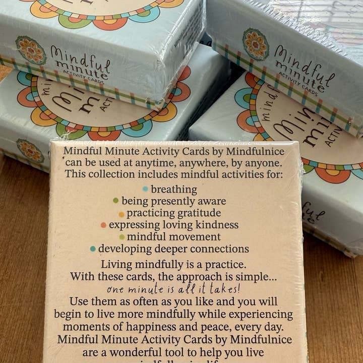 Mindfulnice - Wholesale Card game - Mindful Minute Activity Cards for Mental Health & Wellness3
