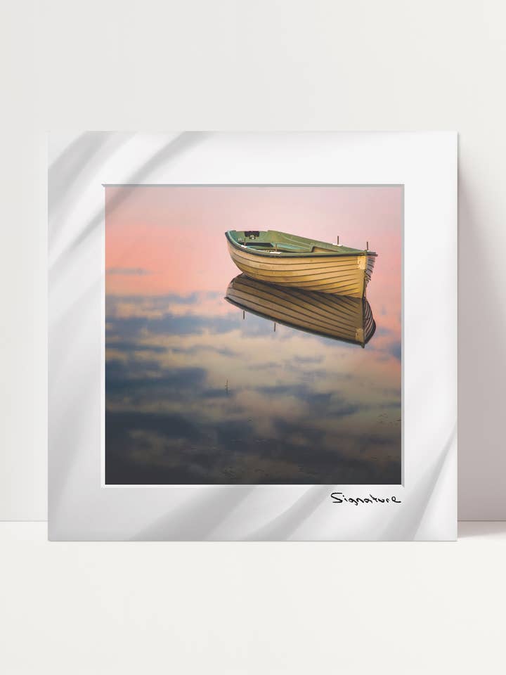 Rosa Reflexion. für den Großhandel von Ecosse Encaustics Cards