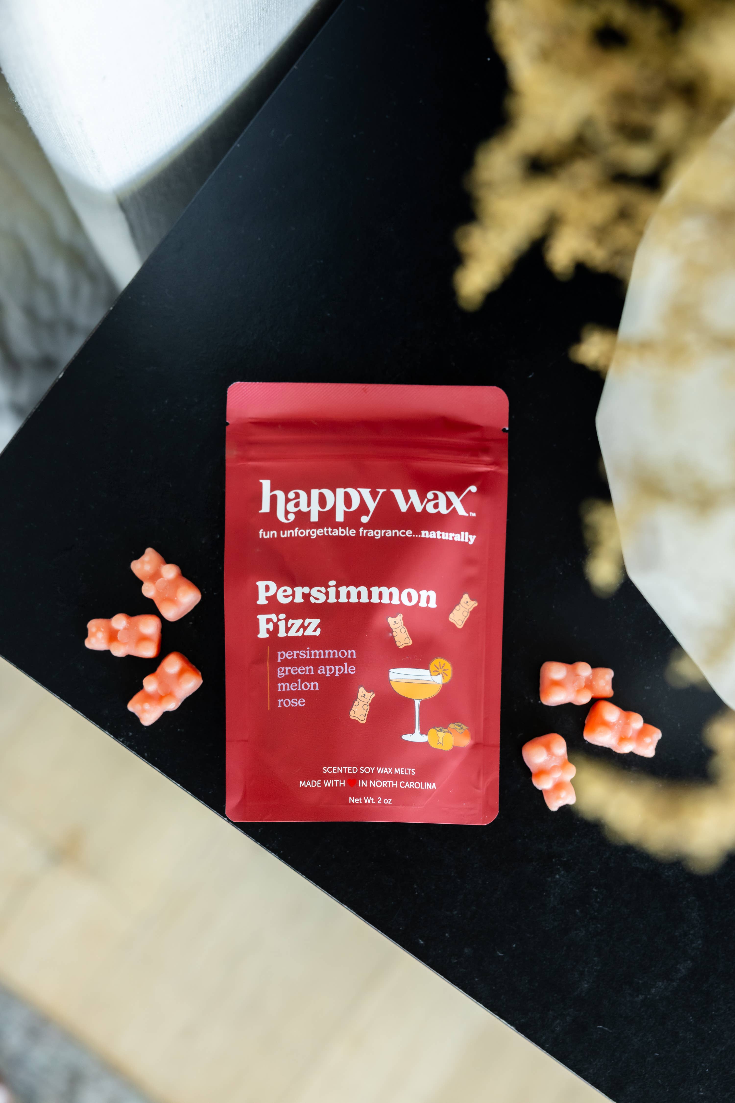 Happy Wax - Wholesale Wax Melt - Persimmon Fizz Wax Melts - Sample Pouch (2 oz) 2