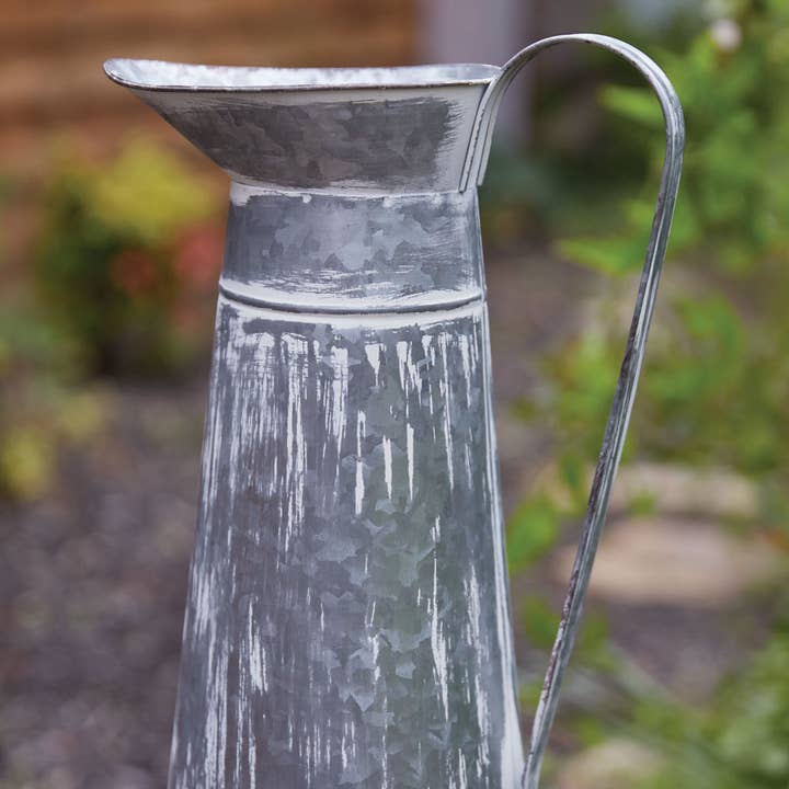 CTW Home Collection - Wholesale Pitcher - Washed Tin Tall Pitcher