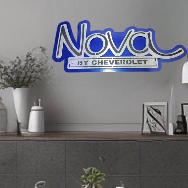 Logo de la Chevrolet Nova pour la vente par Premier Metal Art