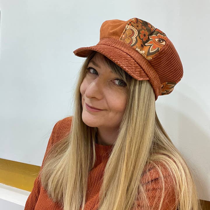 Stan and Gwyn – wholesale Newsboy/Schoolboy Hat - Dam – Baker pojke hatt, 60S platt mössa, De. Beatles Style Cap.7