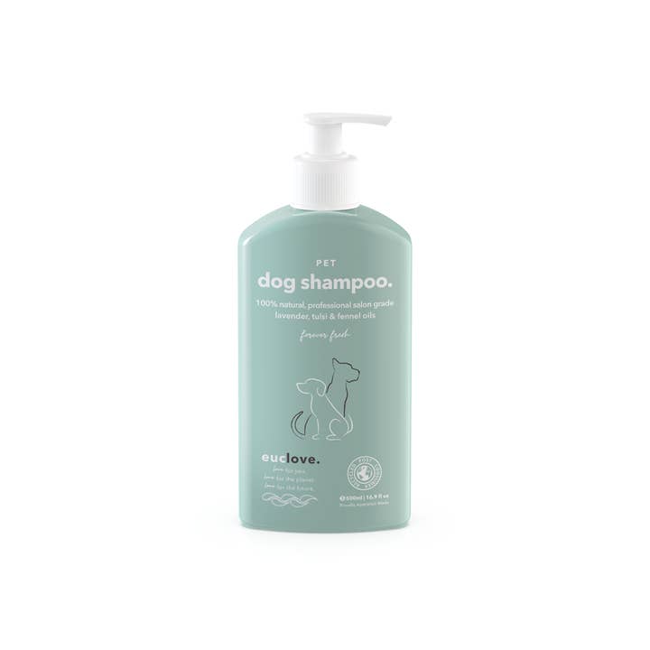 Natural Dog Shampoo - Salon grade formulation for wholesale by Euclove - Naturally Clean