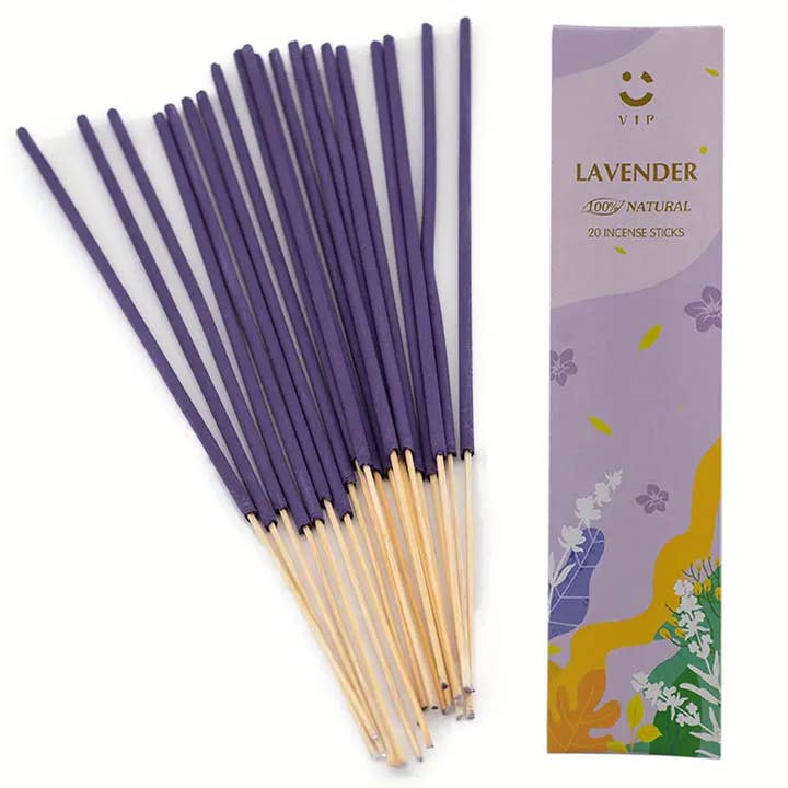 Magnifique Hearts - Wholesale Incense - Lavender Incense Sticks Healing Relaxation Yoga Meditation