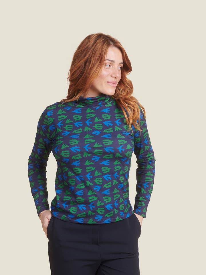 TECRO ENVOL VERT T-SHIRT for wholesale by MADE IN SENS