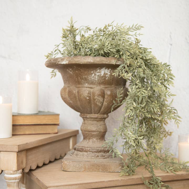 13.75" DISTRESSED PLANTER URN for wholesale by Ragon House