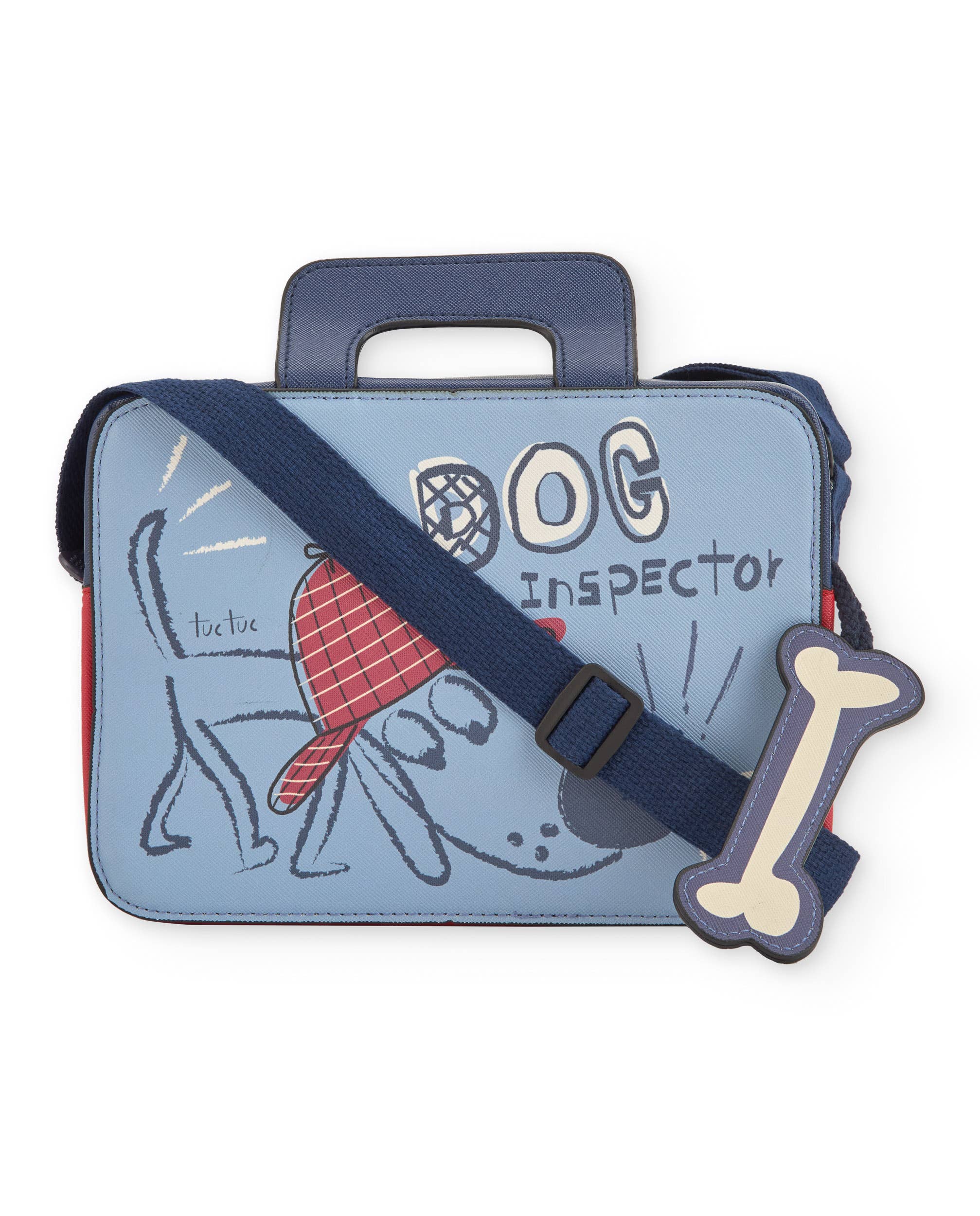 tuc tuc - Wholesale Crossbody Bag - Kids - Messenger bag for kids with detective dog print0