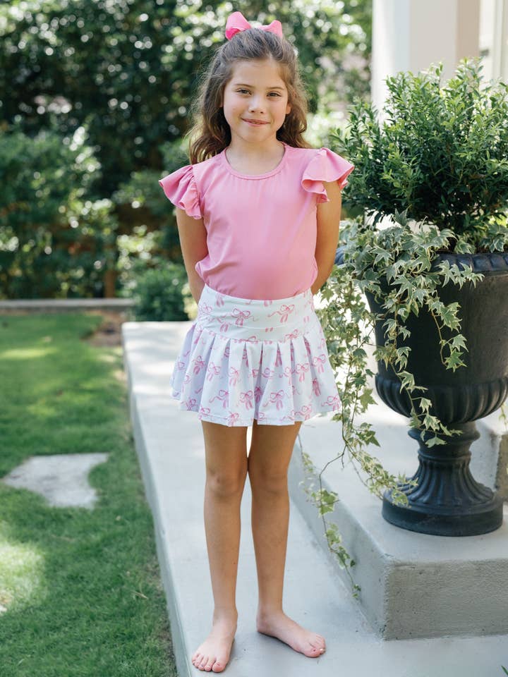 Collins Set in Pink Prim Bows for wholesale by Peachie Prep