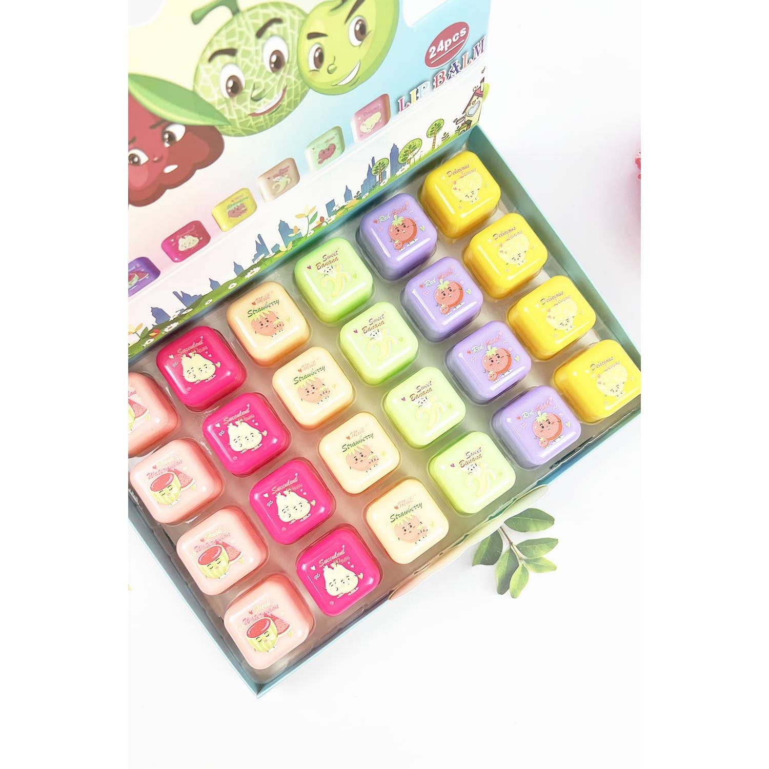 ASSORTED 6 KIND OF FRUITS MAGIC LIP BALM for wholesale on Faire4