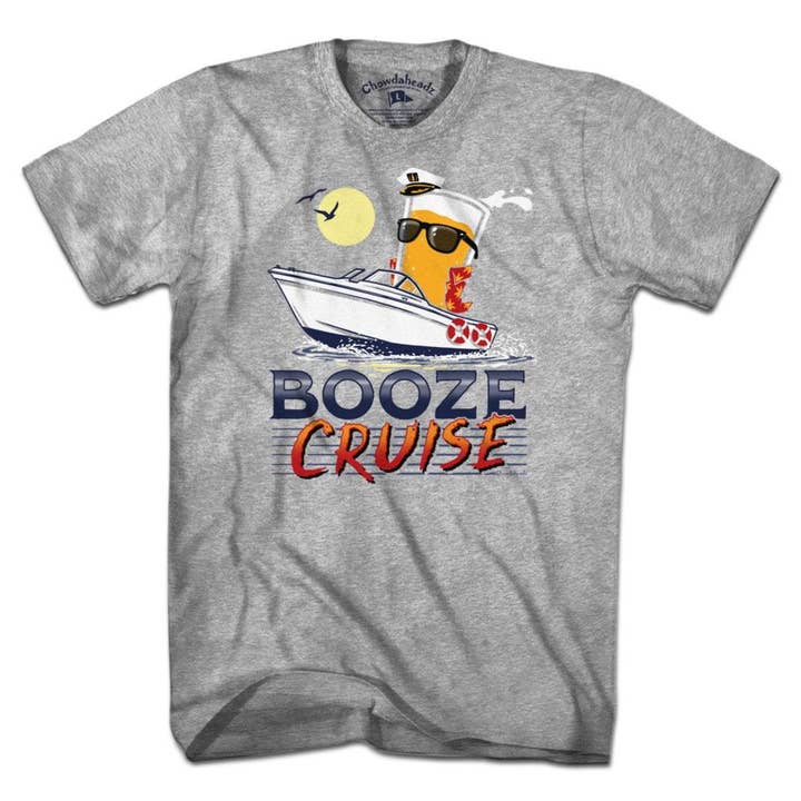 Booze Cruise T-Shirt for wholesale by Chowdaheadz