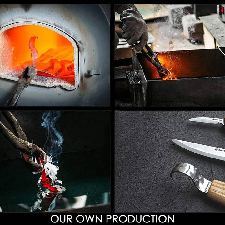 BeaverCraft - Wholesale Craft Tool - S13 - Wood Carving Tool Set for Spoon Carving3