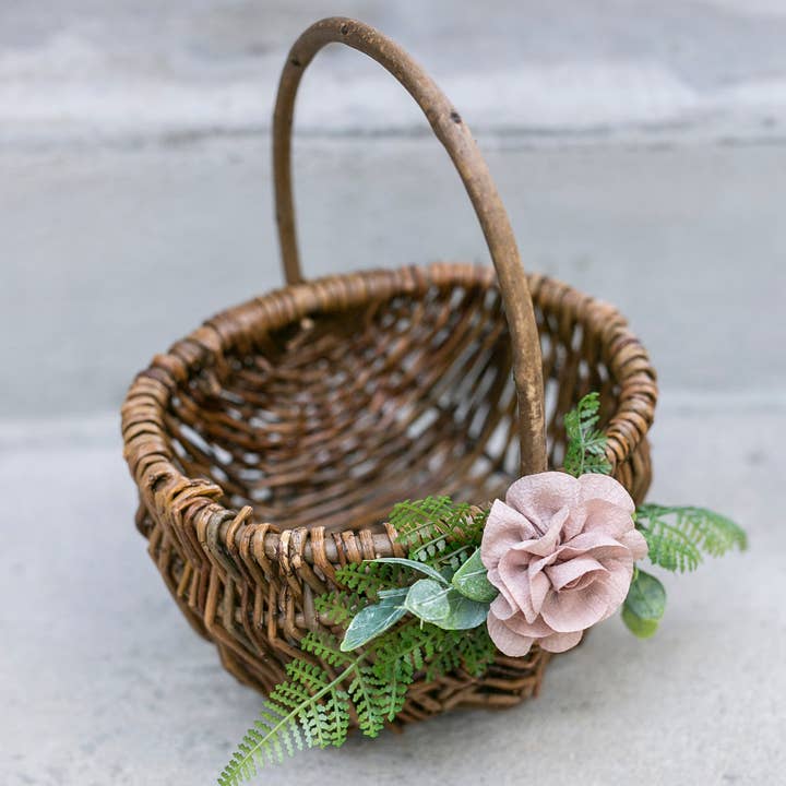 Indy Supply Co - Wholesale Basket - Willow Flower Girl Basket | Wedding Basket | Rustic Wedding4