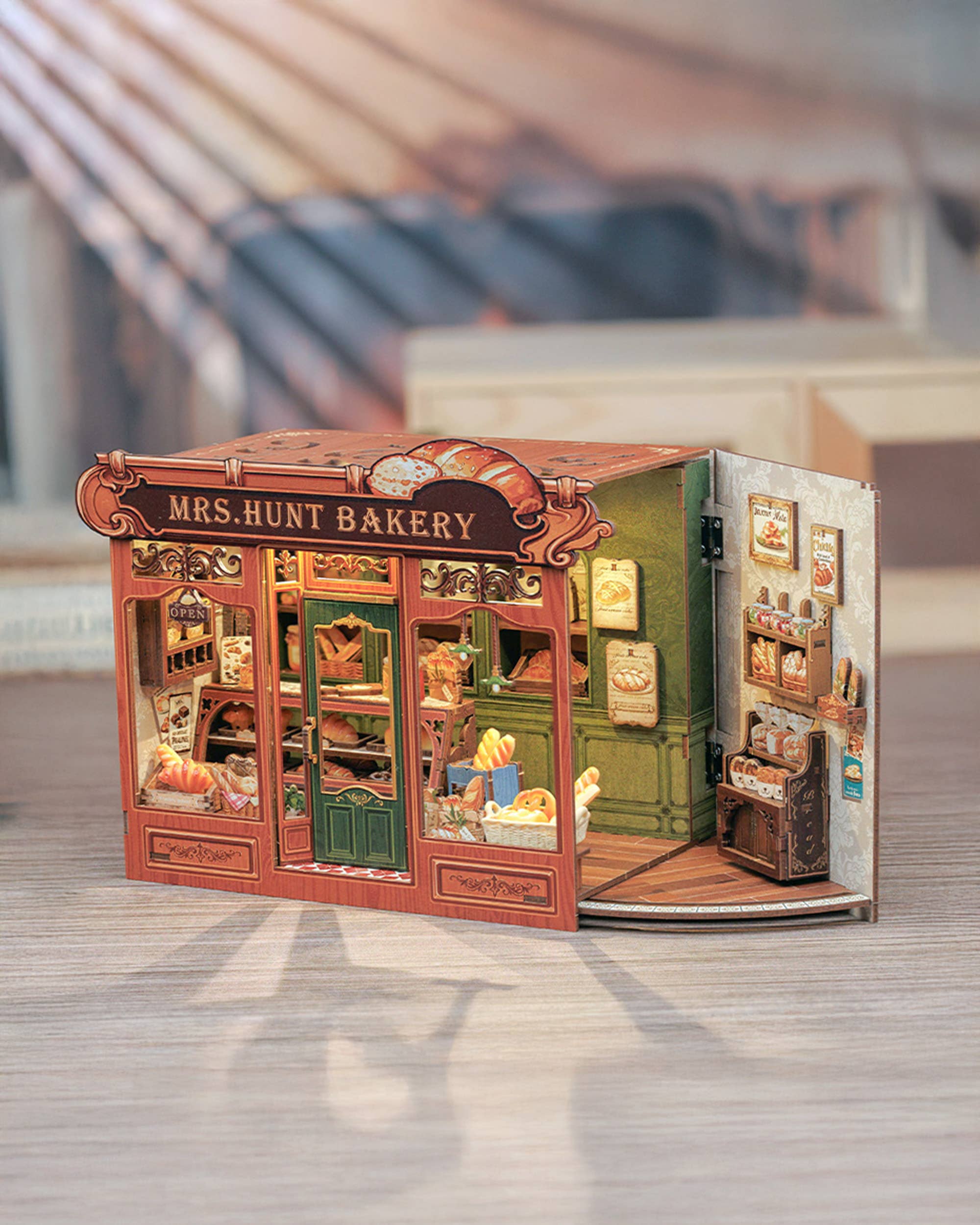 Hands Craft Intl - Wholesale Puzzle - Kids - DIY Book Nook Kit: Mrs. Hunt Bakery7