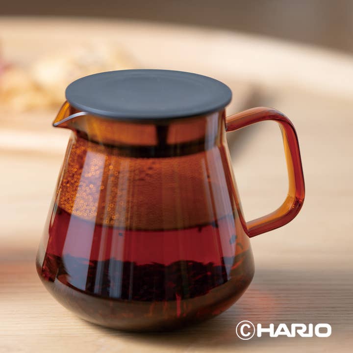 HARIO USA - Wholesale Tea Pot - HARIO Colors Glass Coffee and Tea Server, 600ml