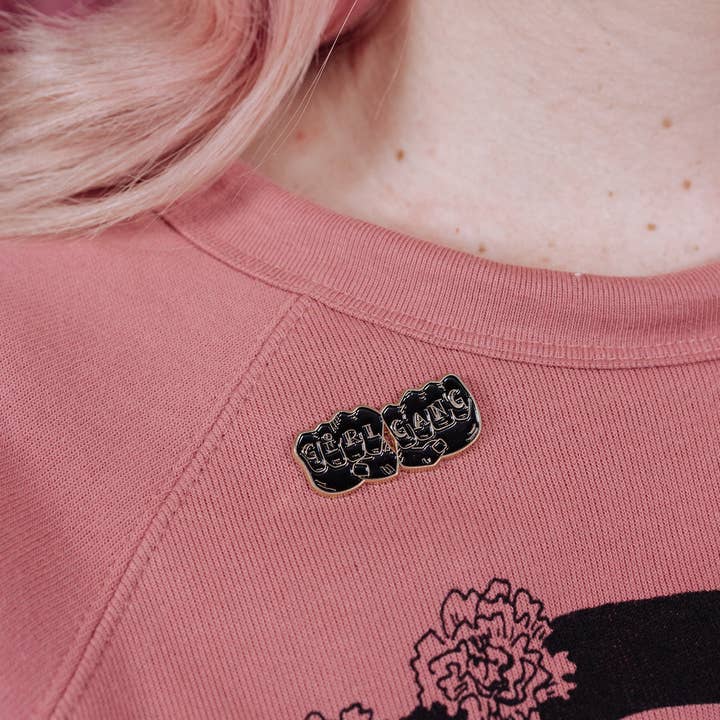 Girl Gang Craft - Wholesale Lapel Pin/Button - Girl Gang Enamel Pin2