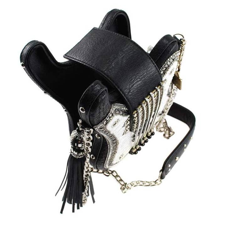 Mary Frances Accessories – wholesale Crossbody bag – Women's – Greatest Hits Beaded Crossbody Guitar Handbag3