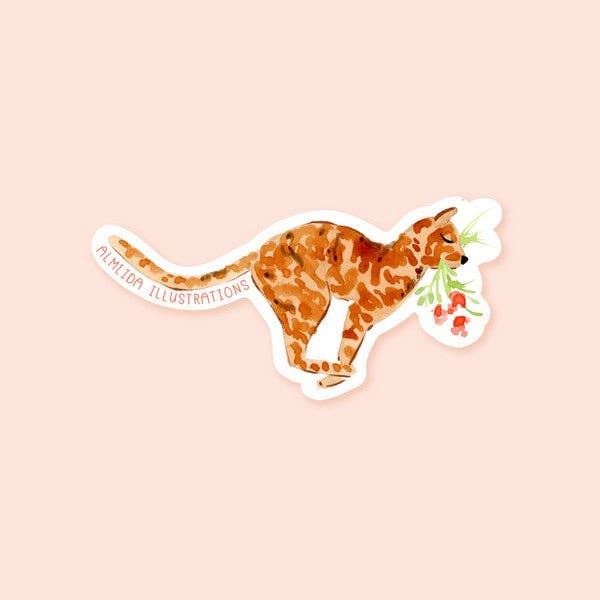Tabby Sticker Chat pour la vente par Almeida Illustrations