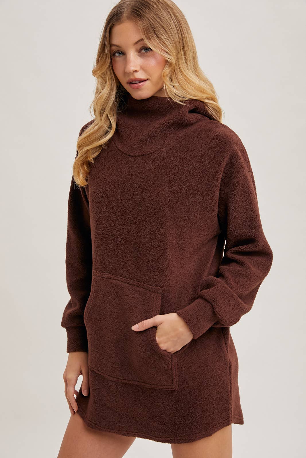 Bluivy - Wholesale Hoodie - Women's - FLEECE HOODIE TUNIC35