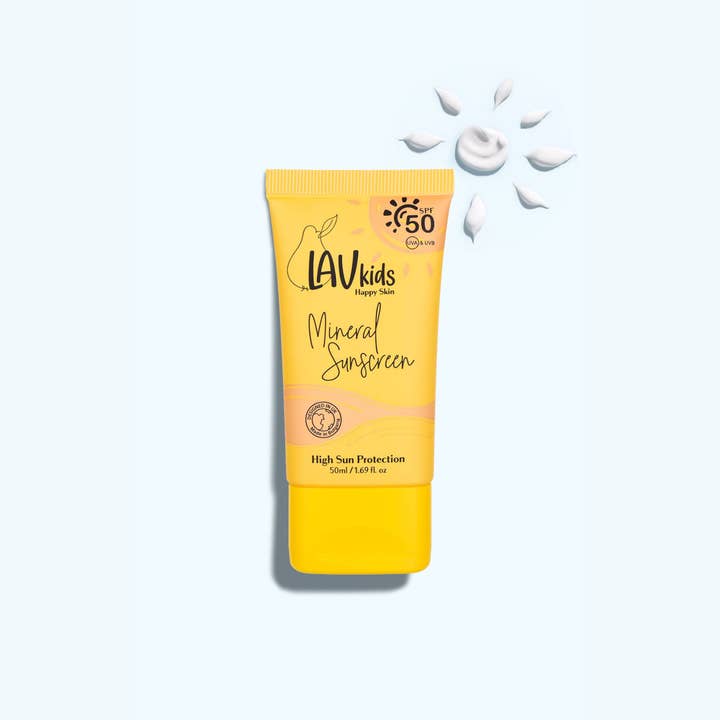 LavKids Hautpflege von Miss Nella SPF 50 Mineralische Sonnencreme für den Großhandel von Miss Nella and LAV Kids