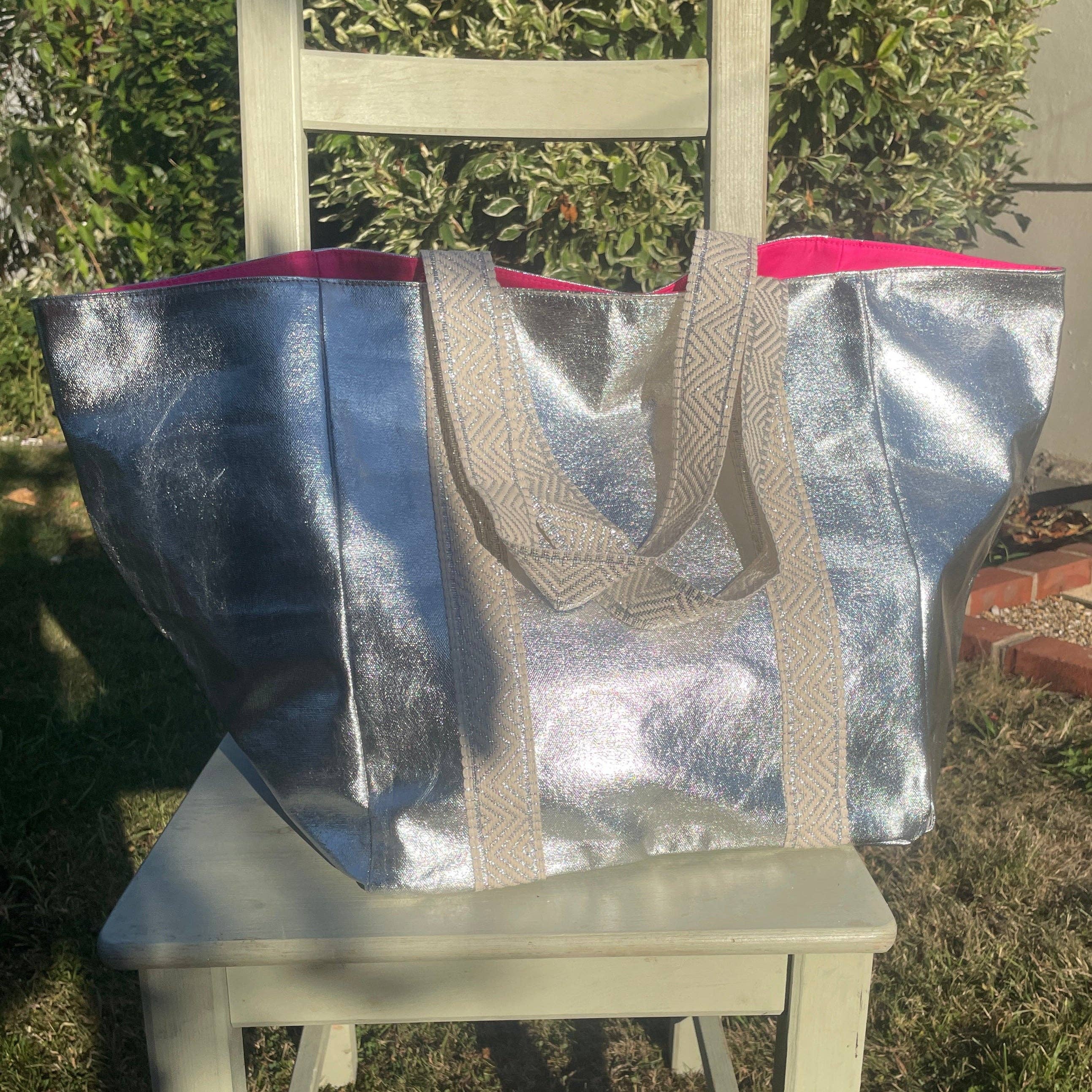 Cockatoo - Vendita all'ingrosso Borsa tote - Donna - BORSA TOTE ARGENTO LUCIDO4