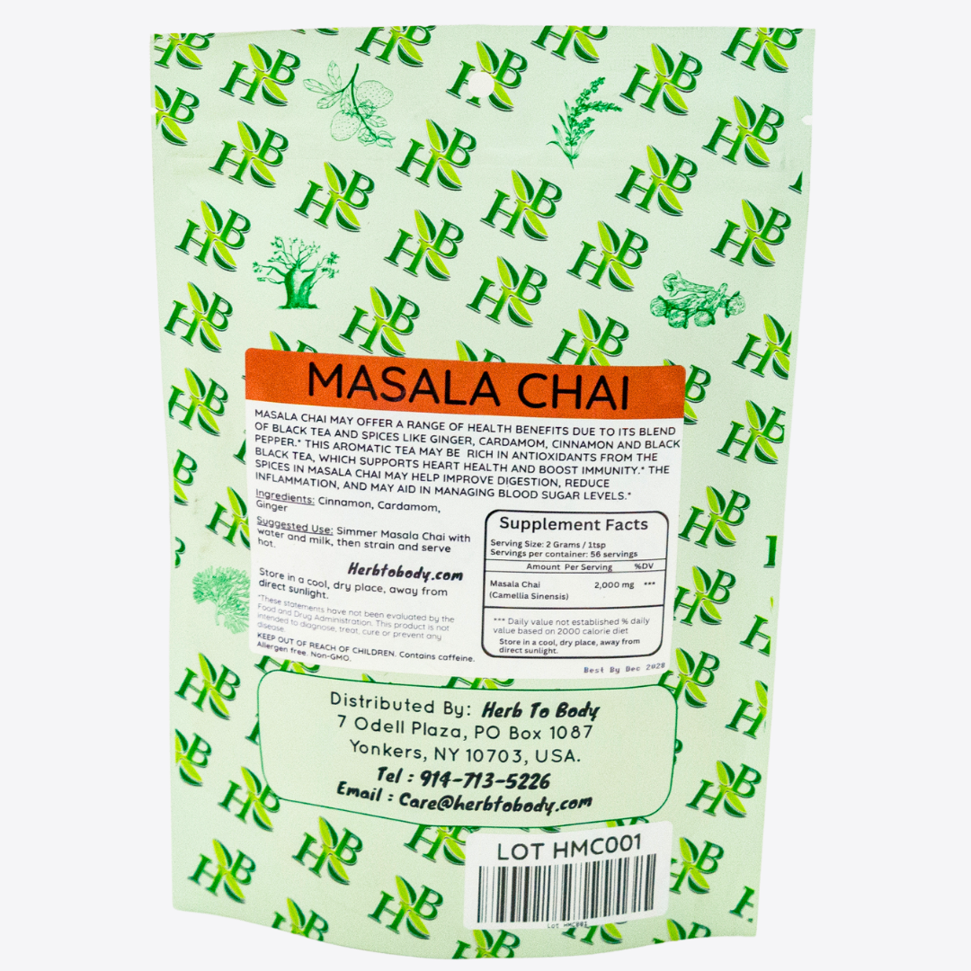 Herb To Body - Wholesale Loose Tea - Masala Chai 4oz1