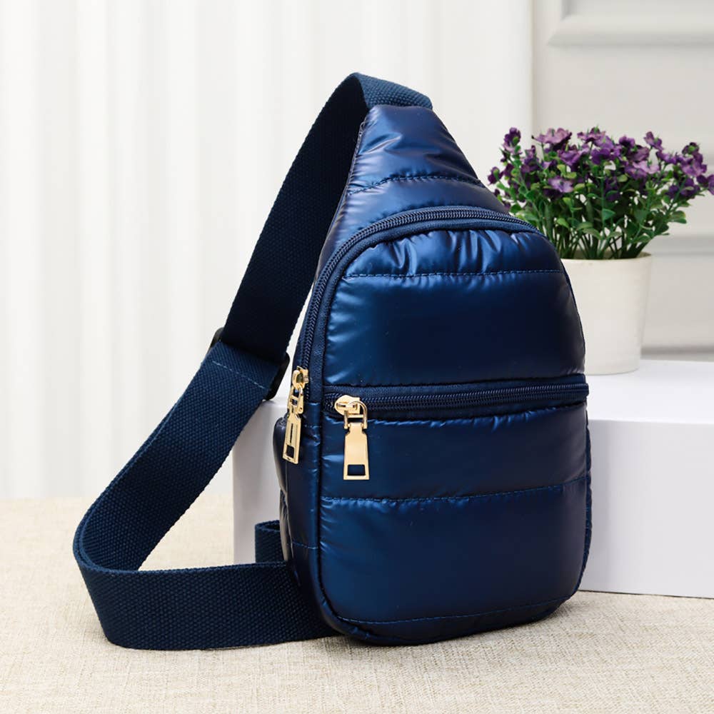 Sensibling Corp. – wholesale Axelväska - Dam – Solid Puffer Mini Slingväska4