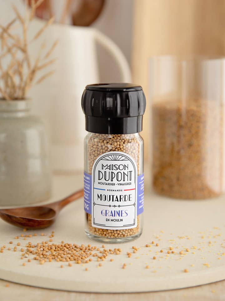 SPICES - Mustard Seeds in Grinder 70g for wholesale by MAISON DUPONT