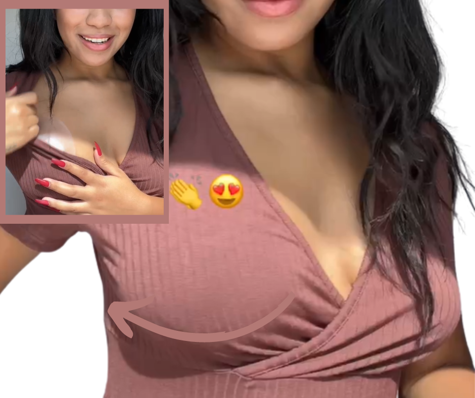 Bring It Up – Sutiã - Mulher por atacado – Soutien Sticky Stick Moldantes Reutilizáveis - Transparente13