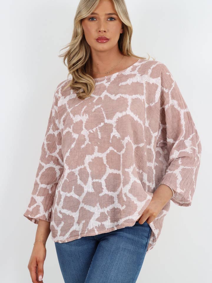 Miss Bold – wholesale Tunika - Dam – Italiensk bomullstopp med djurtryck25