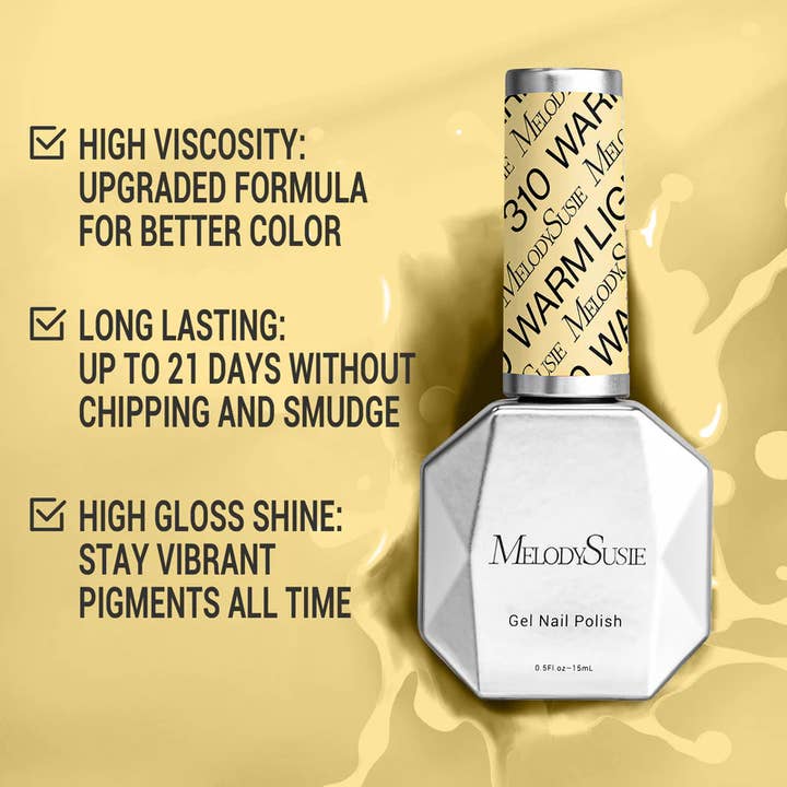 MELODYSUSIE - Wholesale Nail Polish - 310 Warm Light - Gel Nail Polish(15ml)2