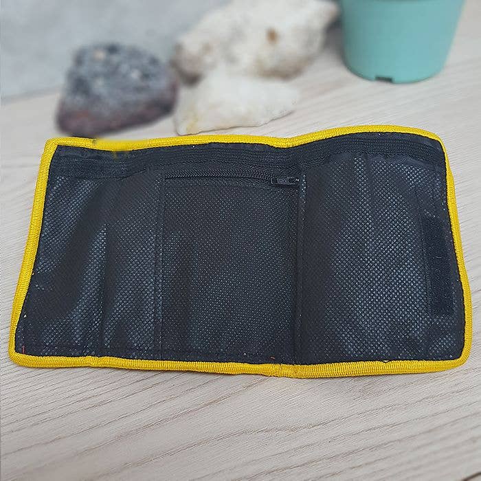 Pichincha - Wholesale Wallet - Women's - Woven Striped Guatemalan Velcro Trifold Wallet5