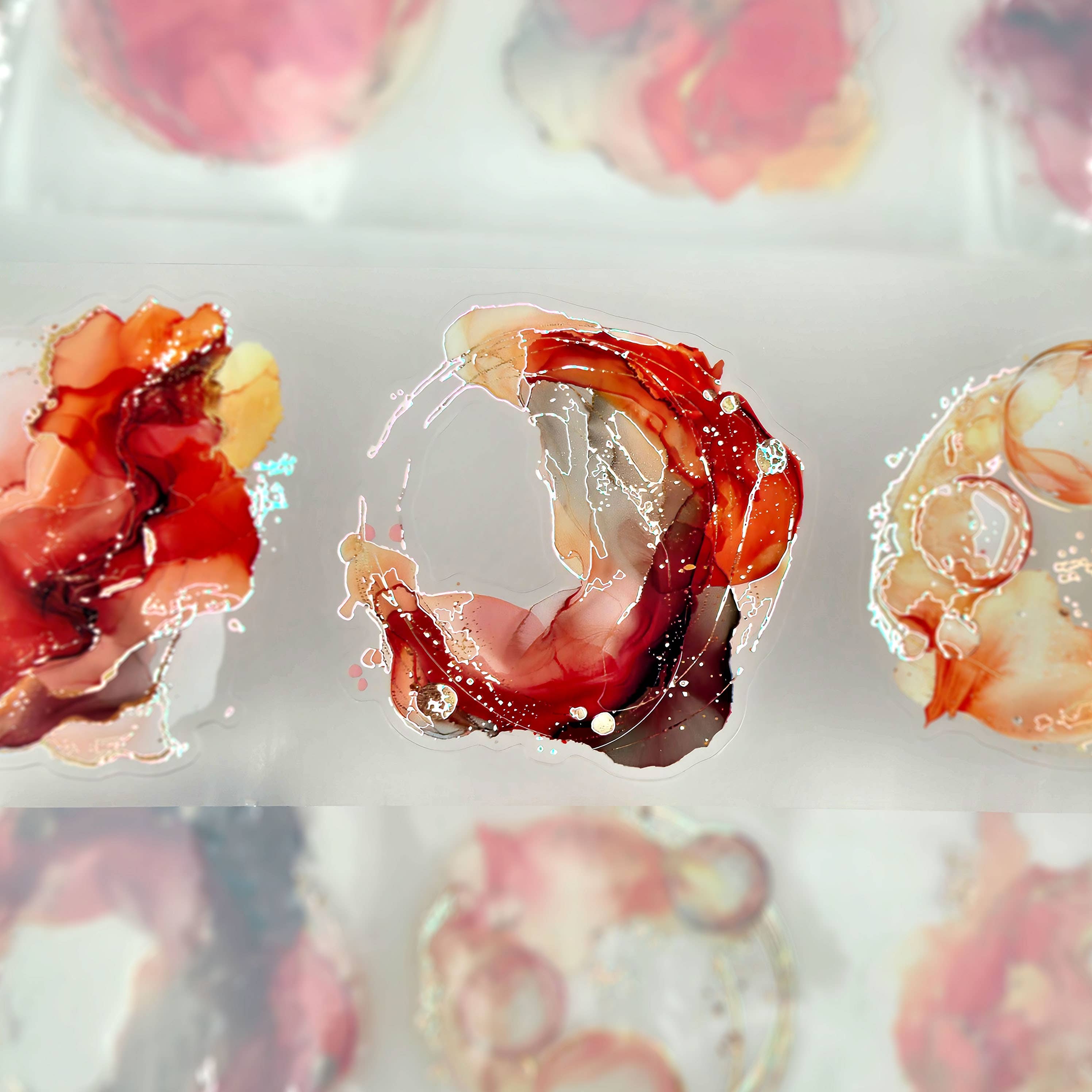 MIC & MIM Premium Paper Shop - Vendita all'ingrosso Nastro washi - MIC | Nastro PET (3D laminato e taglio kiss-cut): Rusty Splash4