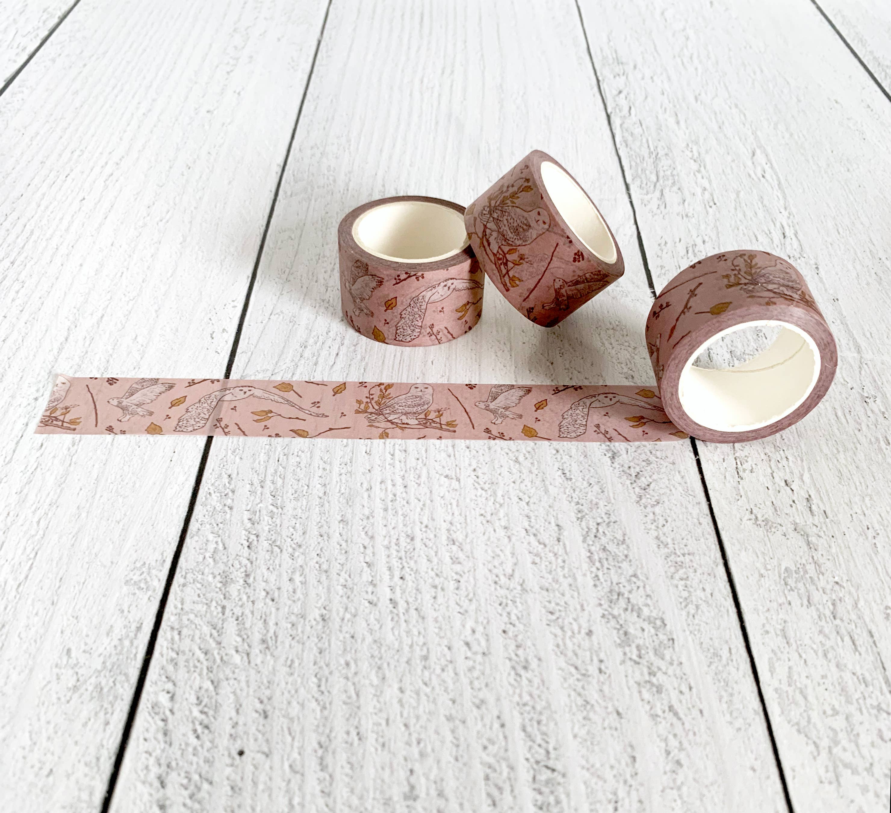 Corvidae drawings & designs - Wholesale Washi Tape - Snowy Owl Washi Tape5