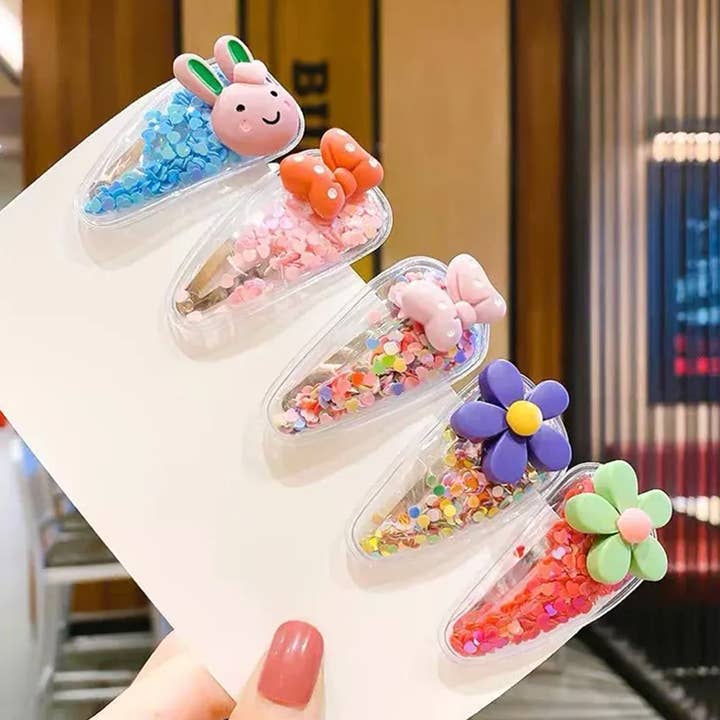 JSBlueRidge Toys – wholesale Hair clip – Child – Mix Flower Hair Clips For Girls- Assorted